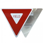 Reflective Aluminum Sign - Diamond Grade Reflective Aluminum Yield Sign